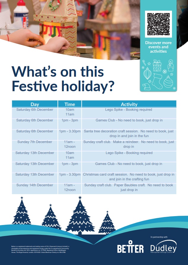 Stourbridge Library - Children's Festive Weekend Activities